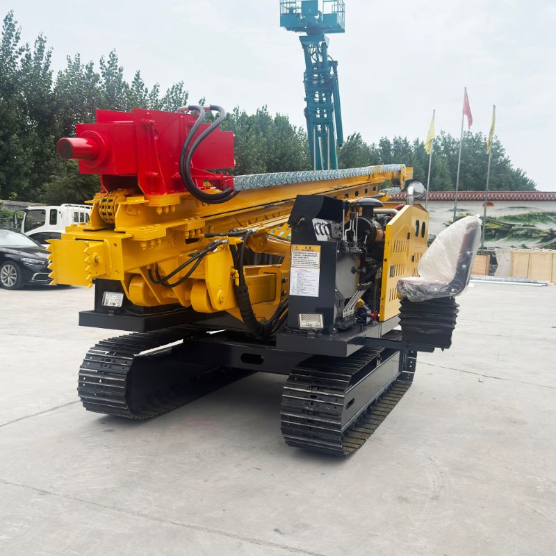 Paletli Otoyol Korkuluk Kazık Çakma Makinesi